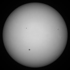 Sonne 08.08.2023 - 8" Newton - EOS 700D - Weißlicht
