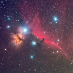 Pferdekopfnebel, Flammenneben, Orion