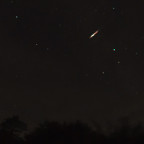 Meteor, aufgenommen von meiner AllSky-Kamera am 28.08.2022