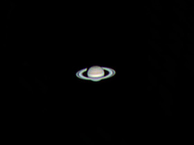 Saturn mit 80mm Refraktor