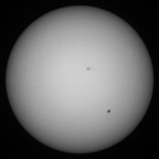 Sonne 10.08.2023 - 8" Newton - EOS 700D - Weißlicht
