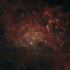 IC405 Flaming Star Nebula mit dem Seestar S50