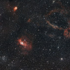 NGC7635 Bubble-Nebula im weiten Feld - ein 2nd Firstlight mit dem Omegon Pro APO AP 72/400 und dem ASIAir plus