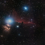 IC434 Pferdekopfnebel und NGC2024 Flammennebel