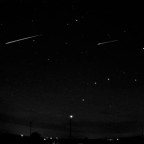 Zwei Meteore im "Formationsflug" am 21.09.2023 um 02:36:48 Uhr MESZ