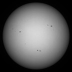 Sonne 18.08.2023 - 8" Newton - EOS 700D - Weißlicht