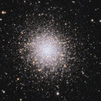 M13 (Herkuleshaufen, NGC6205) - Extremcrop