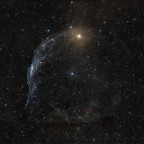 Sh2-308 (Delphinkopfnebel) - 2h 46min  - RGB+Schmalband - OSC ToupTek 2600 Color - Skywatcher 8" Quattro f/4