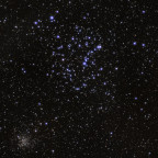 Kosmische Kontraste: Der junge Messier 35 und der alte NGC 2158