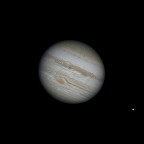 Jupiter und Io am 11.10.2022