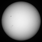 Sonne 21.03.2024 - 8" Newton - EOS 700D - Weißlicht