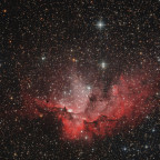 NGC7380 Wizard Nebula mit Dual Narrowband und RGB