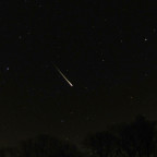 Meteor - aufgenommen von meiner Allsky-Kamera am 28.04.2022