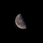 Mond (abnehmend, letztes Viertel) am 03.03.2024 mit dem Seestar S50