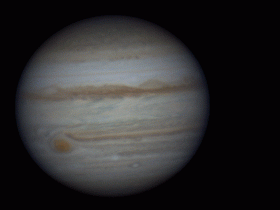 GIF Jupiter in Bewegung