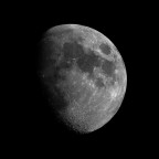 Mond (zunehmend, 73%) am 30.01.2023 mit der Vaonis Stellina