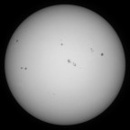 Sonne 20.07.2023 - 8" Newton - Weißlicht