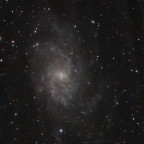 M33 Dreiecksgalaxie - weitere Bearbeitung
