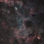 Crescent-Nebel/Tulpen-Nebel/WR134/NGC6881/NGC6883/Sh2-104 Widefield