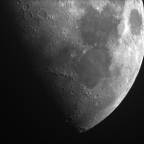 Der Mond (Zeiss C-80/500 Objektiv) am 26. Januar 2026