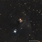 NGC 1555 bzw. SH2-238, Hind's veränderlicher Nebel