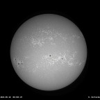 Sonne im Calcium H Licht - Mono8