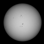 Sonne 20.01.2026 - 8" Newton Skywatcher Quattro - Touptek 2600 Color - Weißlicht