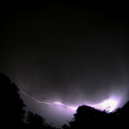 Gewitter am 28.05.2022 - aufgenommen mit meiner Allsky-Kamera