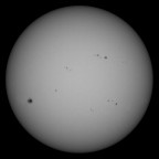 Sonne 09.07.2023 - 8" Newton - Weißlicht