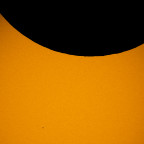 Partielle Sonnenfinsternis - Weißlicht - 25.10.2022