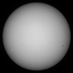 Sonne 01.09.2023 - 8" Newton - EOS 700D - Weißlicht