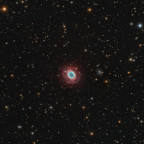 M57 mit nur 4 Zoll, aber mit äußerer Hülle