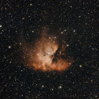 NGC281 / IC11 Pacman-Nebel mit der Vaonis Vespera Pro