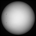 Sonne 20.03.2024 - 8" Newton - EOS 700D - Weißlicht