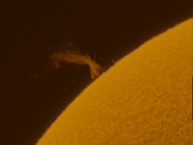 Sonne in Halpha am 13.06.2024