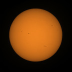 Die Sonne am 19.08.2023 mit der Vaonis Stellina