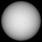 Sonne 08.03.2024 - 8" Newton - EOS 700D - Weißlicht