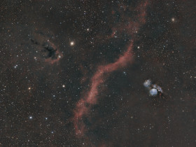 LDN 1622 bis M78 -  Teilbereich aus dem Orion Widefield Projekt