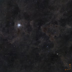 Irisnebel/NGC 7023 Widefield mit 135mm Pentax Altglas