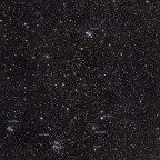 M103/NGC 581, C10/NGC663 („Rasenmäher-Haufen“), NGC 654, NGC 659, NGC 663, cas 44 und IC 155