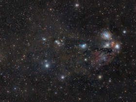 NGC 2170 Engelnebel 46 Stunden Gemeinschaftsbelichtung  - Final