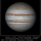 Jupiter vom 22.08.2023 mit Monokamera