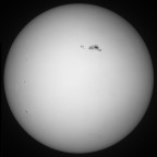 Sonne 25.02.2024 - 8" Newton - EOS 700D - Weißlicht