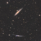 Walgalaxie NGC 4631 mit NGC 4656