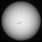 Sonne 23.03.2024 - 8" Newton - EOS 700D - Weißlicht