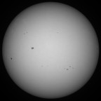 Sonne 13.01.2024 - 8" Newton - EOS 700D - Weißlicht
