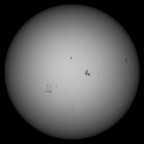 Sonne 24.09.2023 - 8" Newton - EOS 700D - Weißlicht