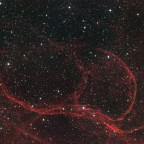 Spaghettinebel (Sh2-240) - 4 Stunden - RGB+Schmalband - OSC ToupTek 2600 Color - Skywatcher 8" Quattro f/4
