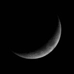 zunehmender Mond 12% am 06.03.2022 mit der Vaonis Stellina