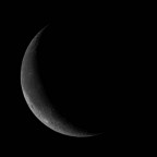 Mond, abnehmend (19%) mit der Vaonis Stellina